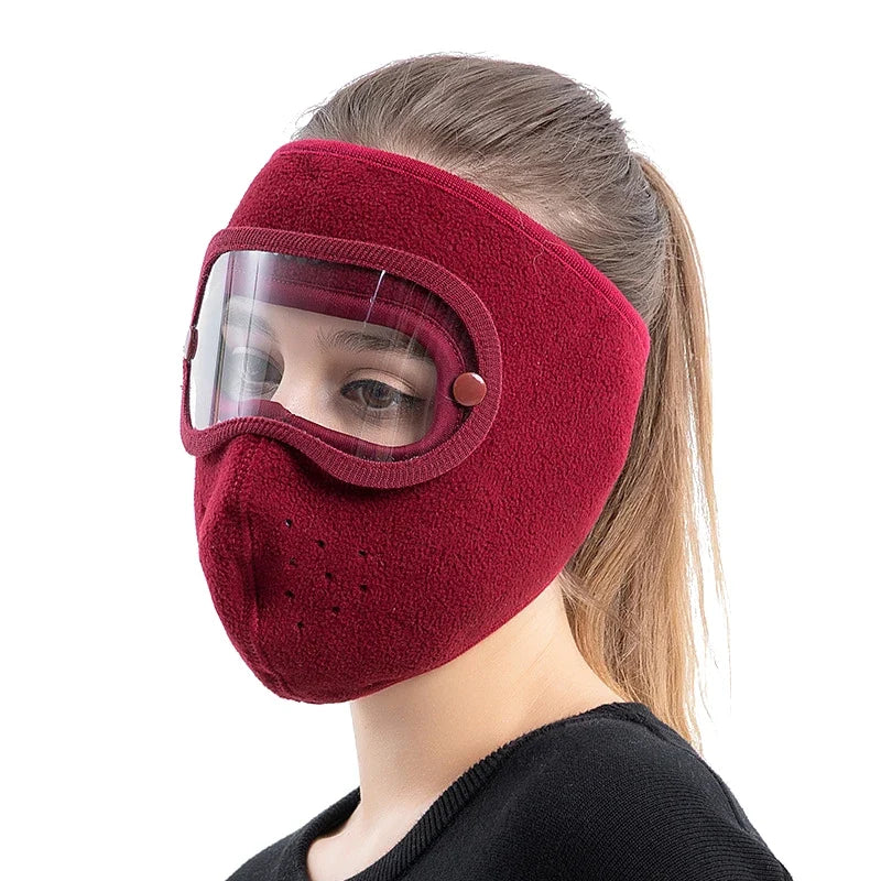 Full Face Balaclava with Removable Goggles | Anti-Fog Dustproof