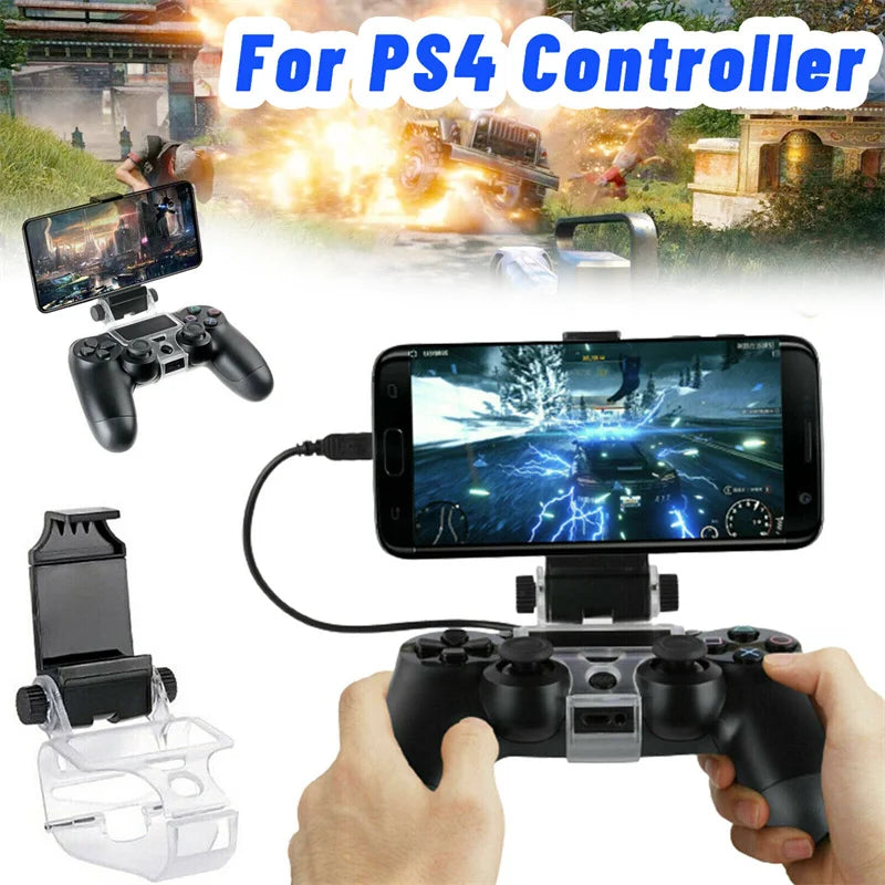 PS4 Controller Phone Clip Mount | 270° Adjustable Holder