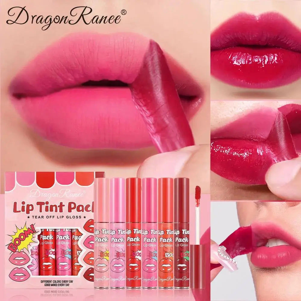 Dragon Ranee 6-Piece Tear-Off Lip Gloss Set | Matte & Hydrating