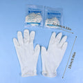 Disposable White Nitrile Gloves 50 Pairs – Waterproof Multipurpose