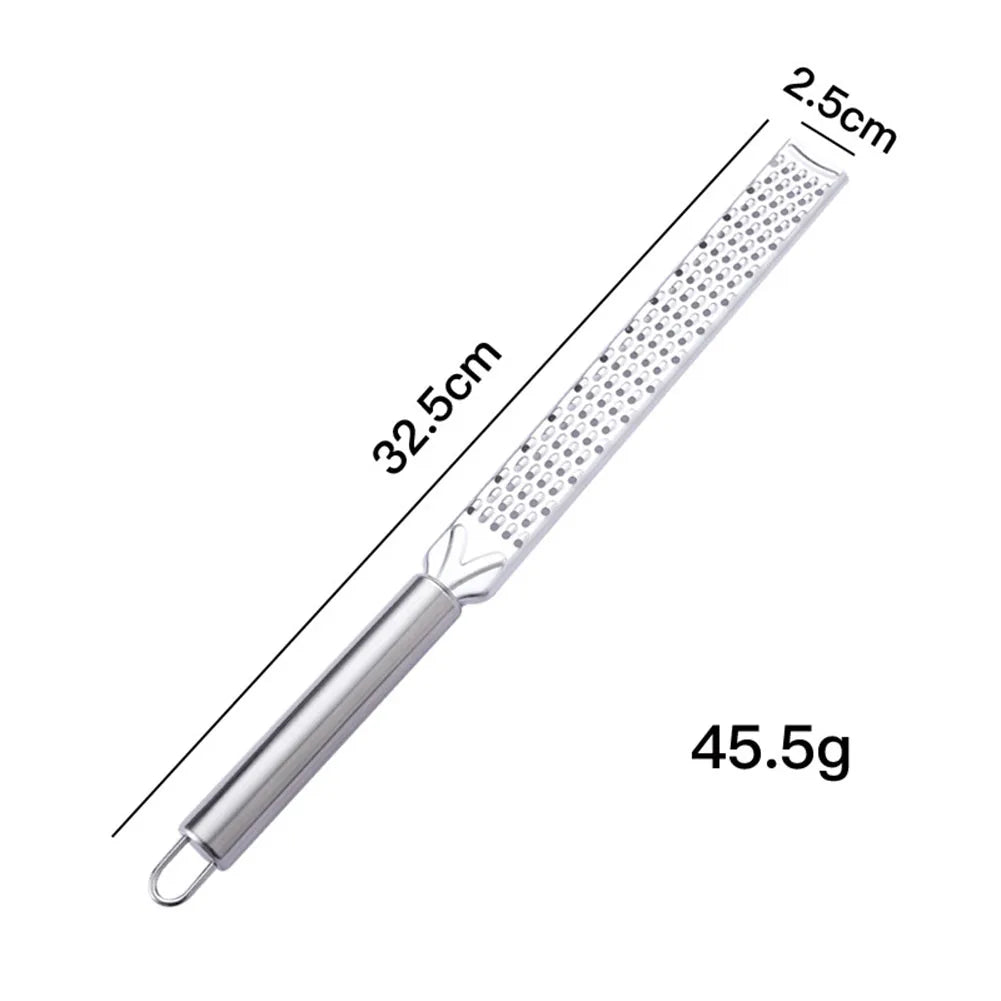 20cm Stainless Steel Flat Grater – Cheese, Lemon & Spices