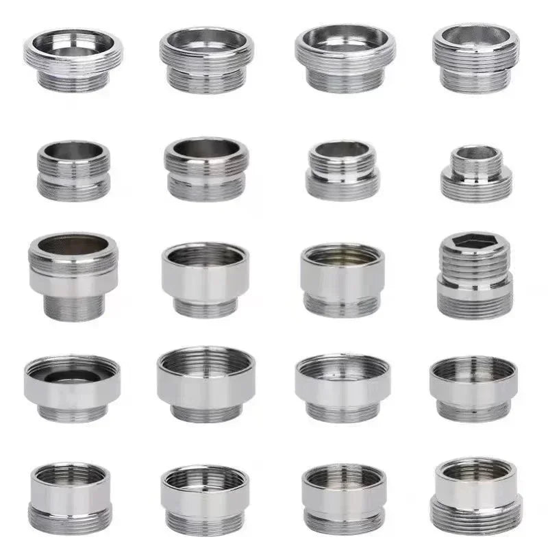 Brass Faucet Thread Coupler 1/2" to M16–M28 | Kitchen & Bath