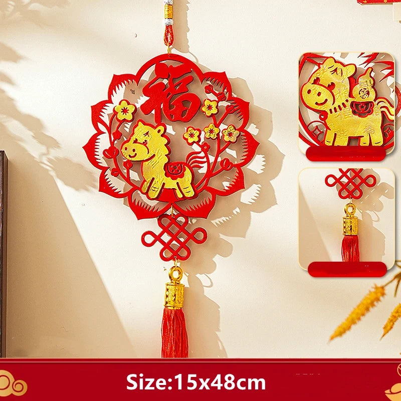 Horse Year Pendant Cotton Spring Festival Atmosphere Decoration