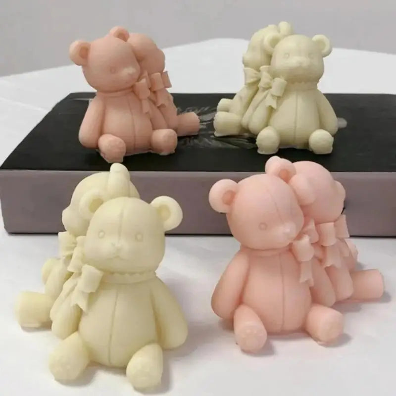 Teddy Bear Silicone Mold – DIY Candle, Soap, Resin & Craft