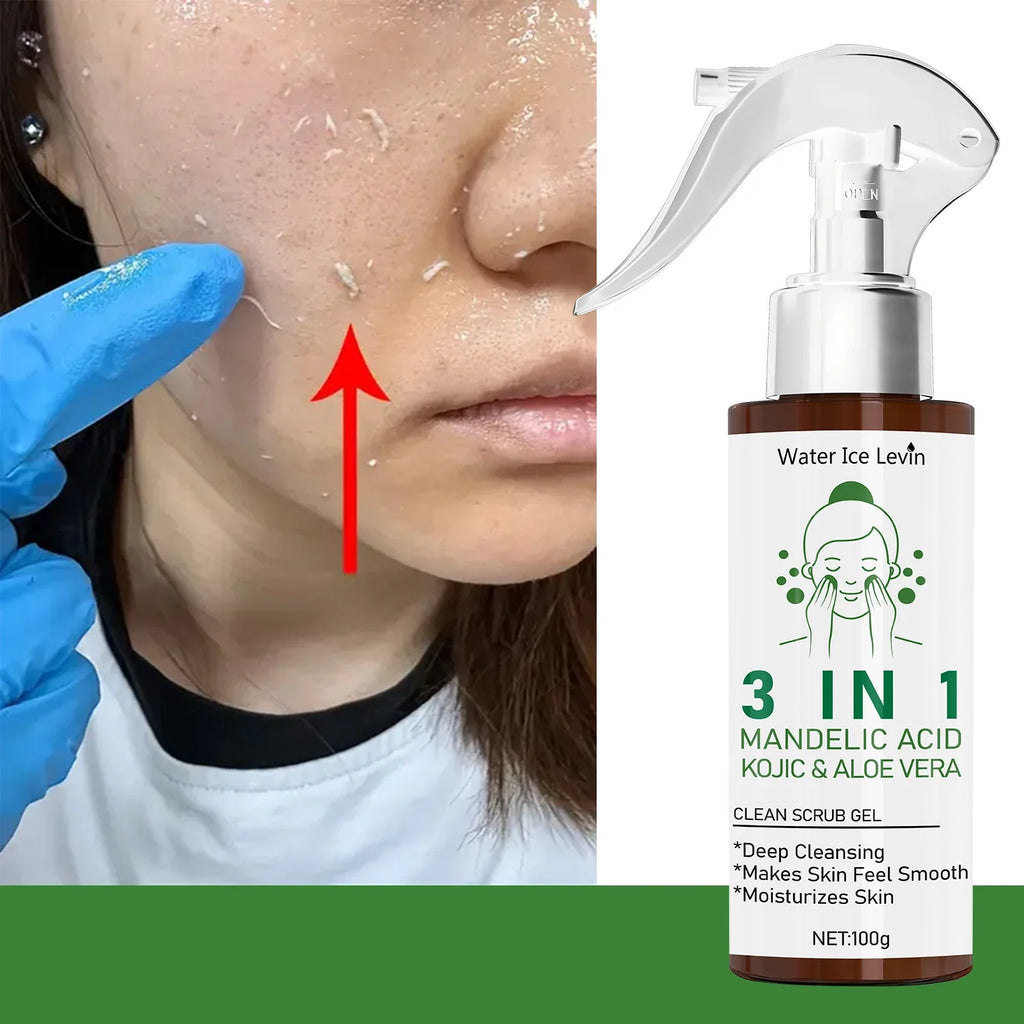 3-in-1 Mandelic Acid & Kojic Acid Scrub Gel with Aloe Vera