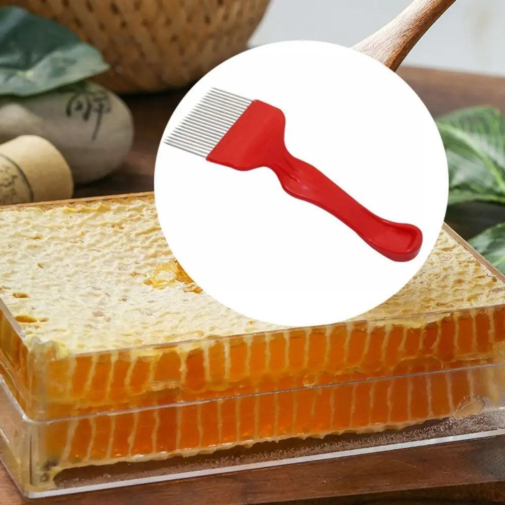 18/21 Pin Stainless Steel Honey Fork Scraper | Beekeeping Tool