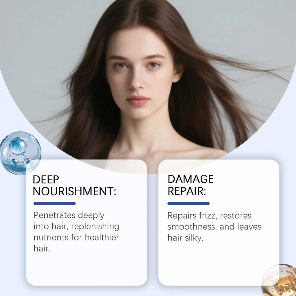 Gleamxi Hair Mask – Repair Frizz, Split Ends & Damage | 40g