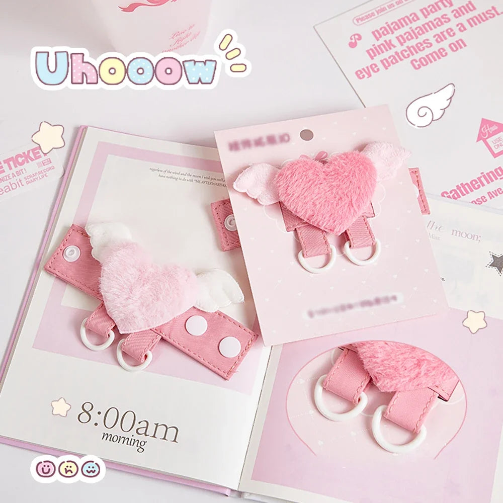 Plush Five Pointed Star Heart-shaped Expansion Buckle D-shaped Bag