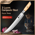 XINZUO 10-Inch Carving Knife | 10Cr15CoMoV Steel Pakkawood