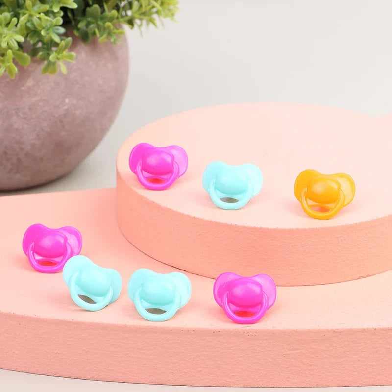 20 Pcs Miniature Dollhouse Pacifiers | 1:12 Scale Doll Accessories