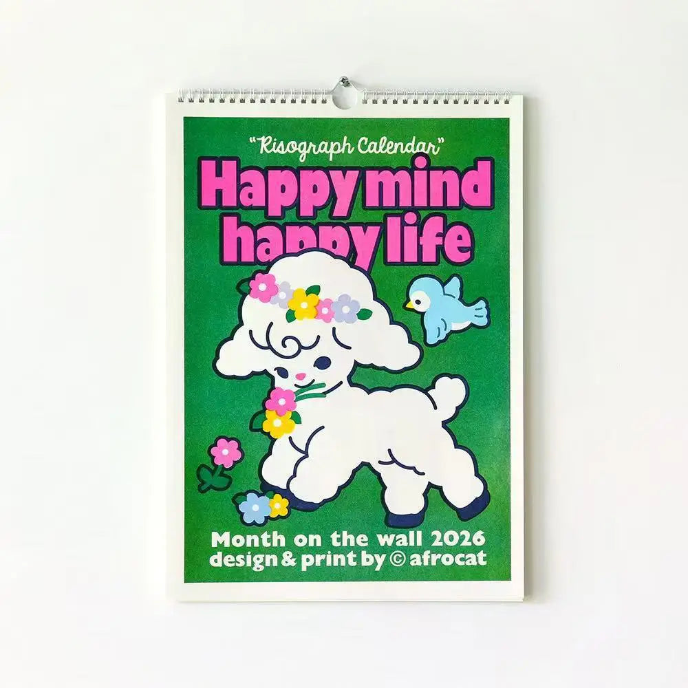 2026 Large Wall Calendar – Full Year Planner with Stickers