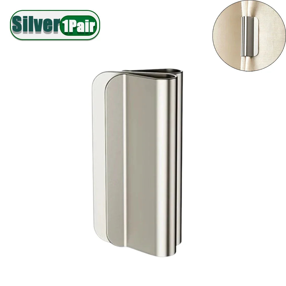 Magnetic Curtain Clips – Block Light & Keep Drapes Closed