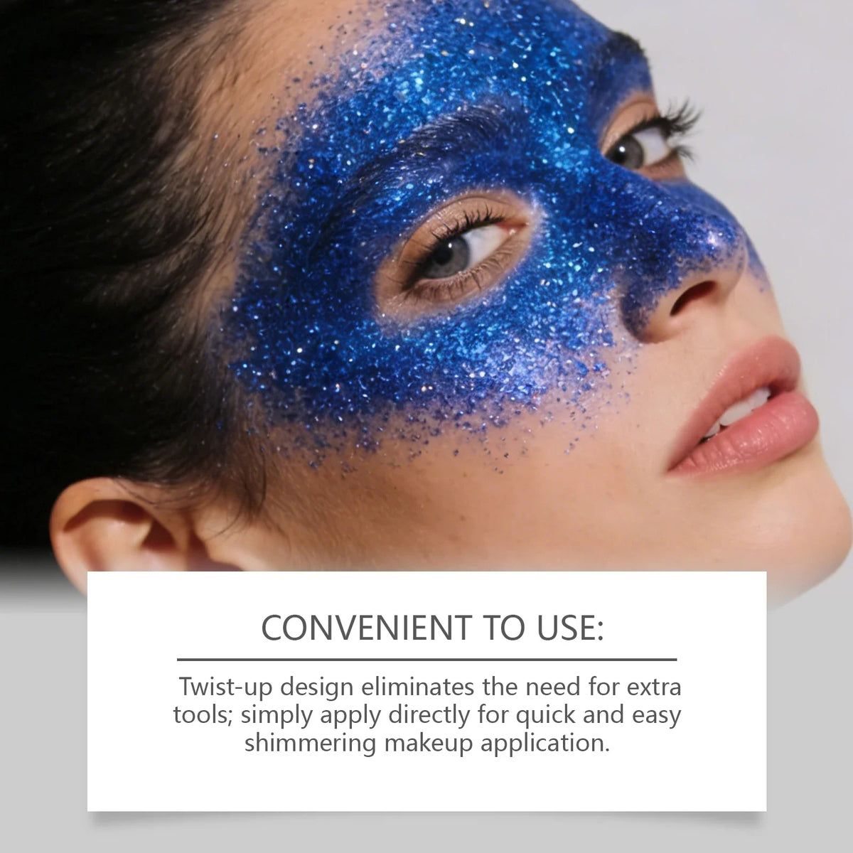 Blue Mermaid Body Glitter Stick – Face, Hair & Body Shimmer