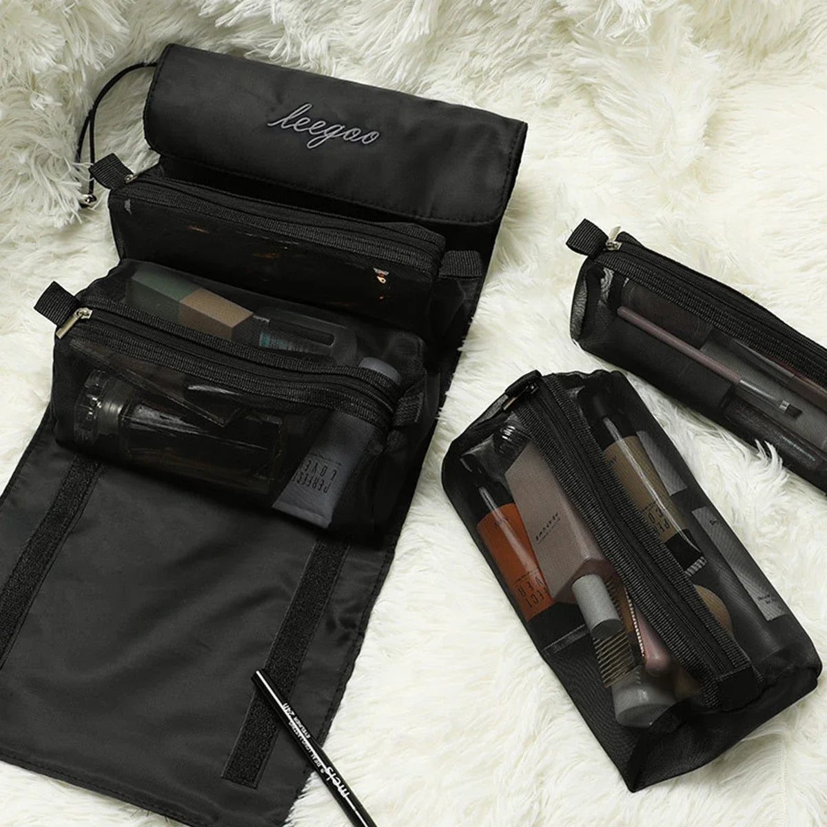 Travel Portable Foldable Large Capacity Detachable Four One