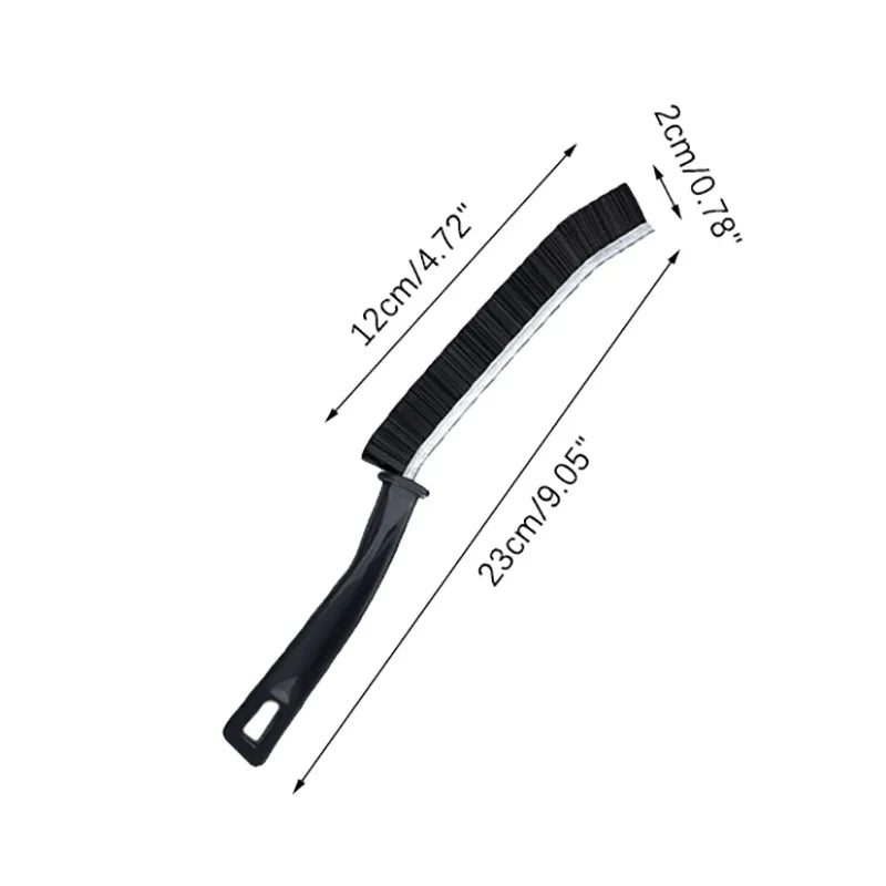 Tile Grout Cleaner Brush – Long Handle Nylon Scrub Brush