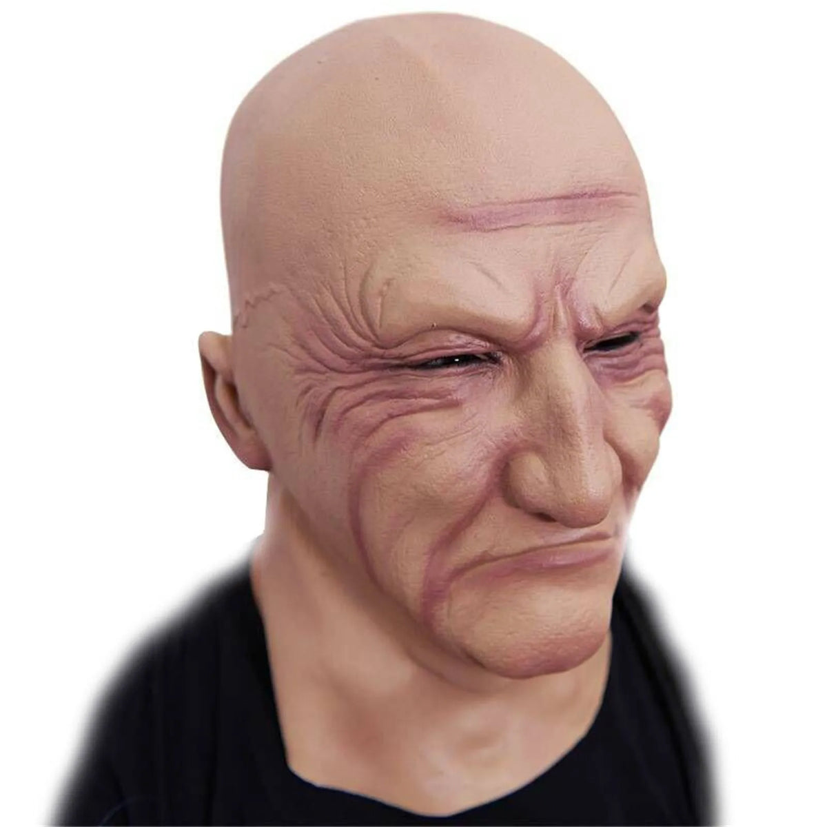 Grandpa Grandma Full Head Latex Mask – Halloween Cosplay Prop