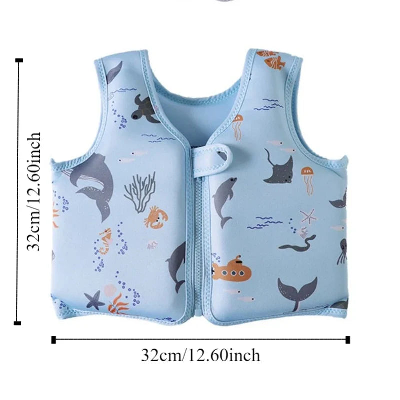 Kids Buoyancy Swim Vest – Anti-Rollover Baby Swimming Jacket