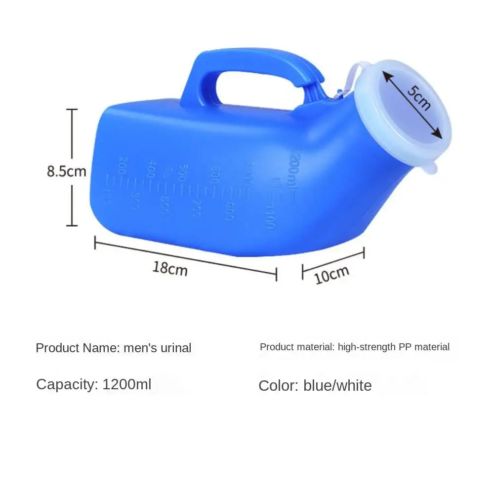 Portable Night Toilet Large Capacity Urinal Storage Pe Handle Urinary