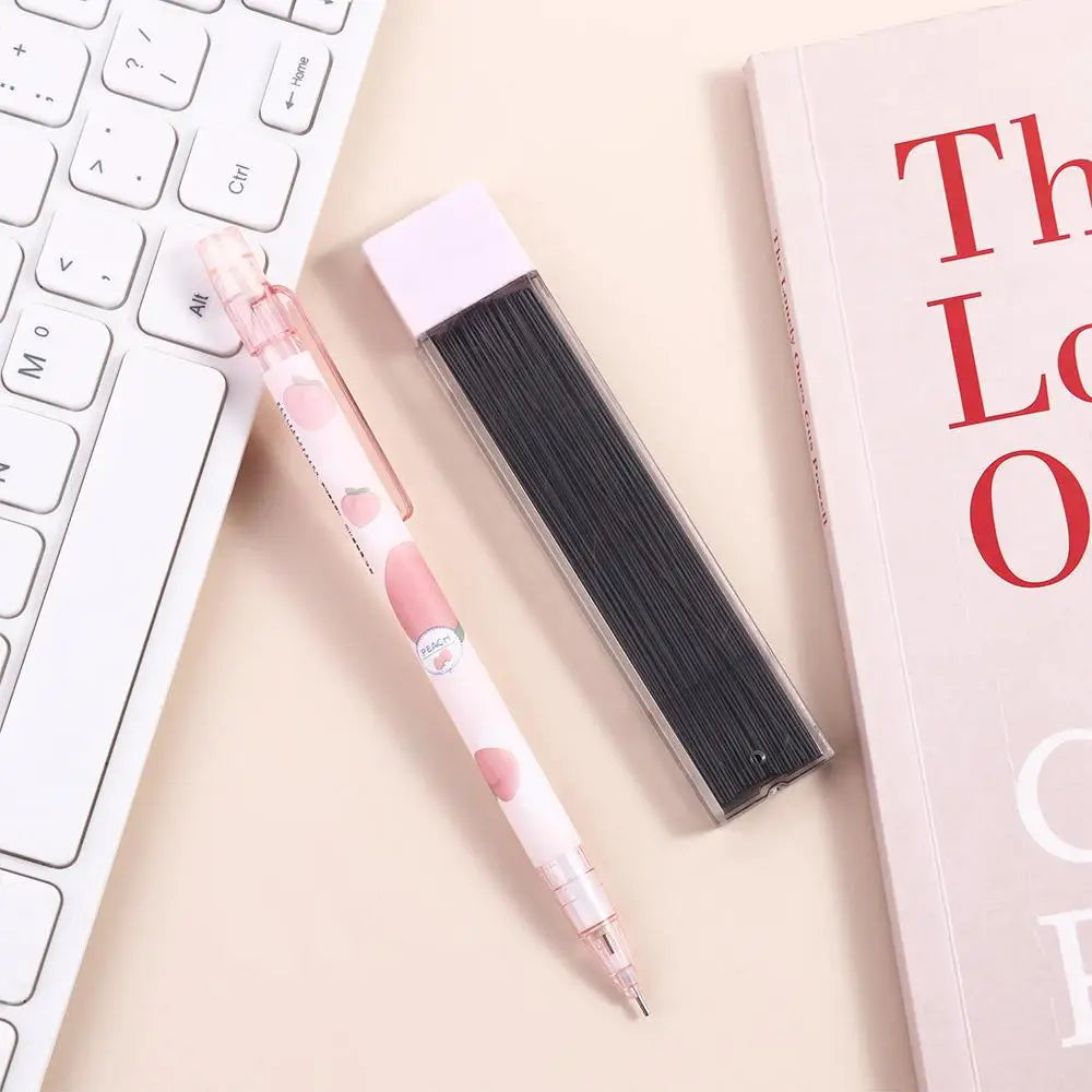 Cute 0.5mm Mechanical Pencil – Pink Honey Press Auto Pencil