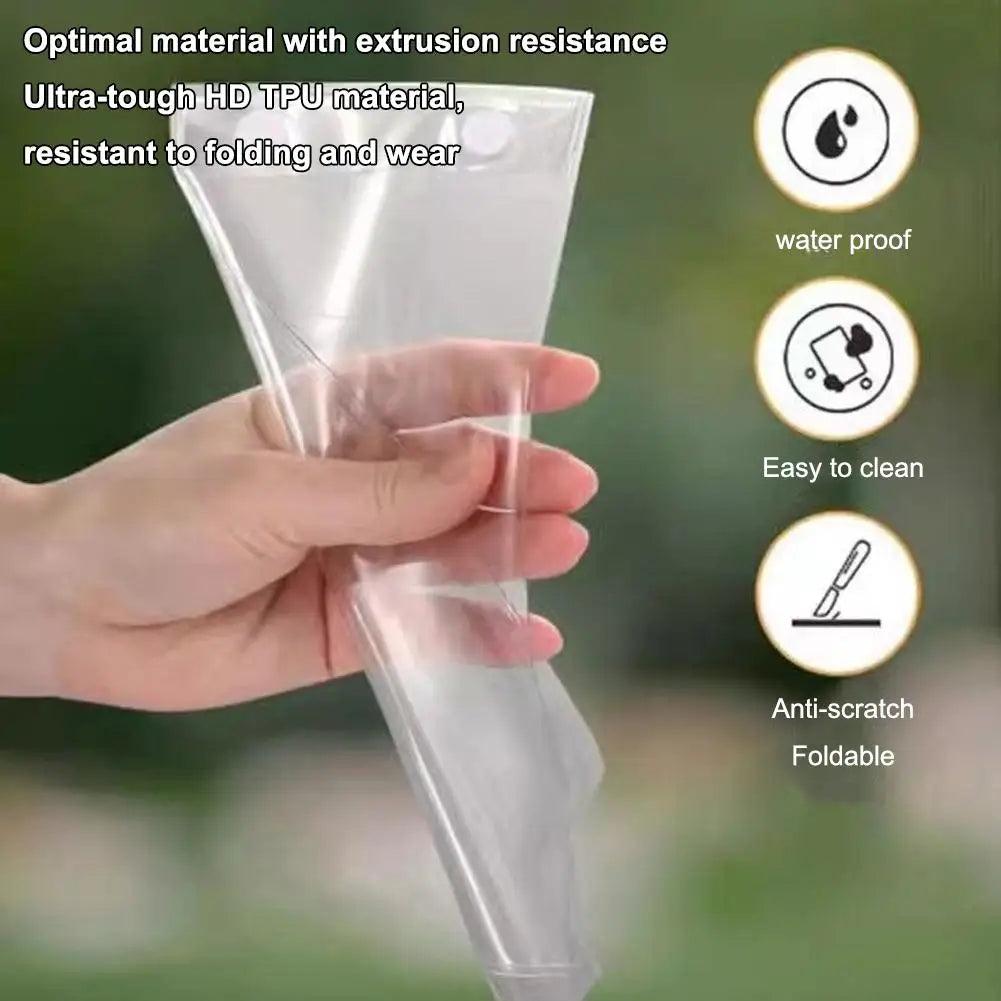 Waterproof Phone Bag IPX8 – Touch Screen, Stand & Charging Port