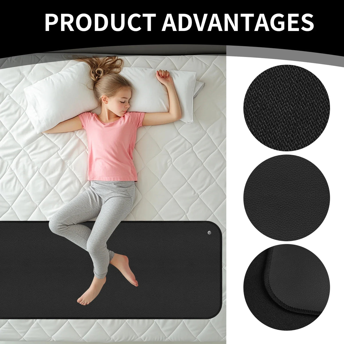 Grounding Mat 6 Sizes | Indoor Earthing Pad for Desk & Yoga