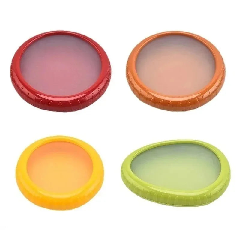 Reusable Silicone Fruit Storage Containers – 4-Pack Food Savers