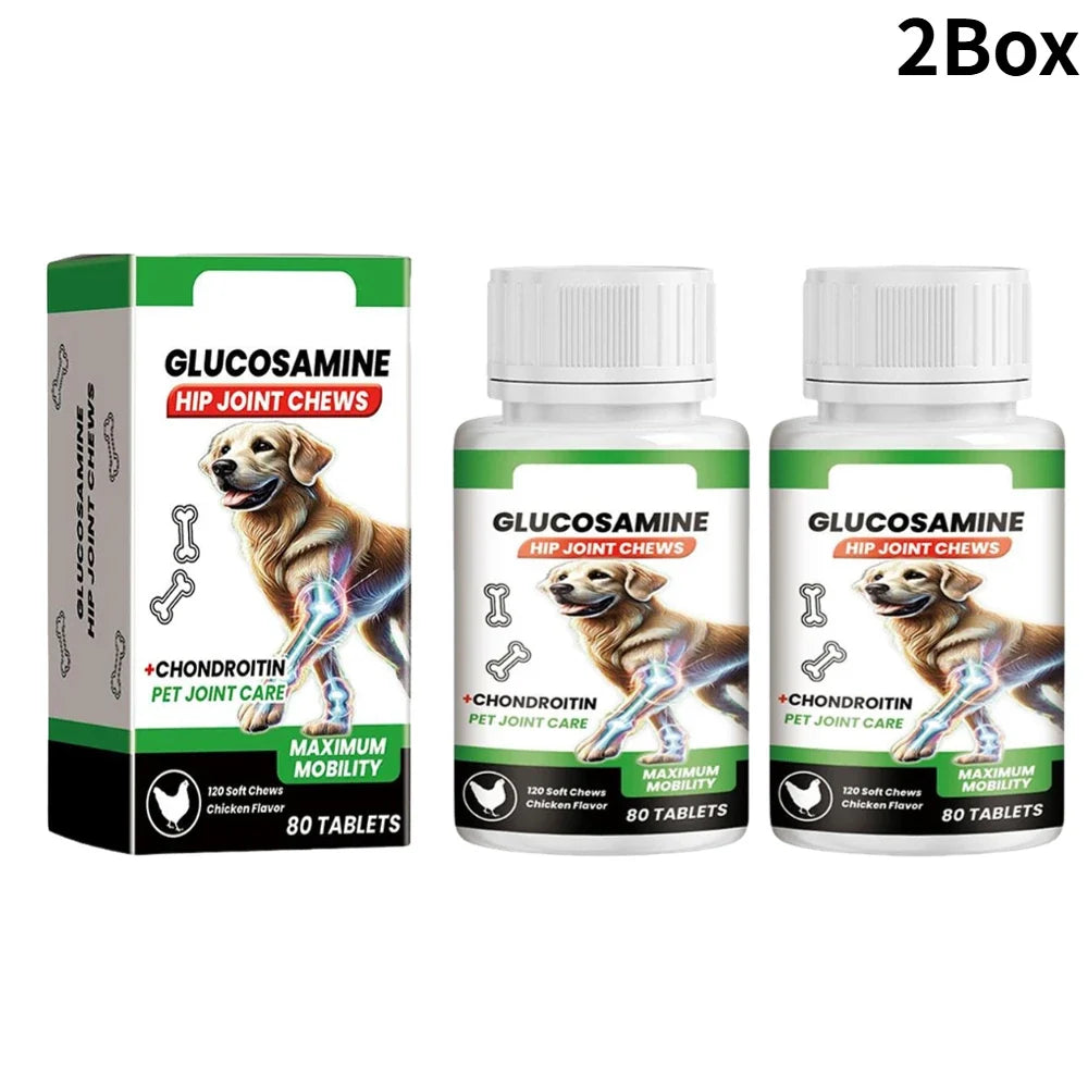 Dog Joint Support Chews – Glucosamine & Chondroitin, 80ct