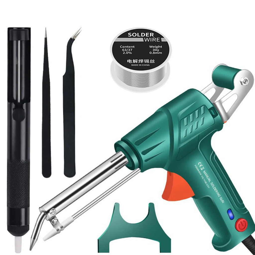 60W Electric Soldering Iron Gun – Auto Tin Feed & Fast Heat