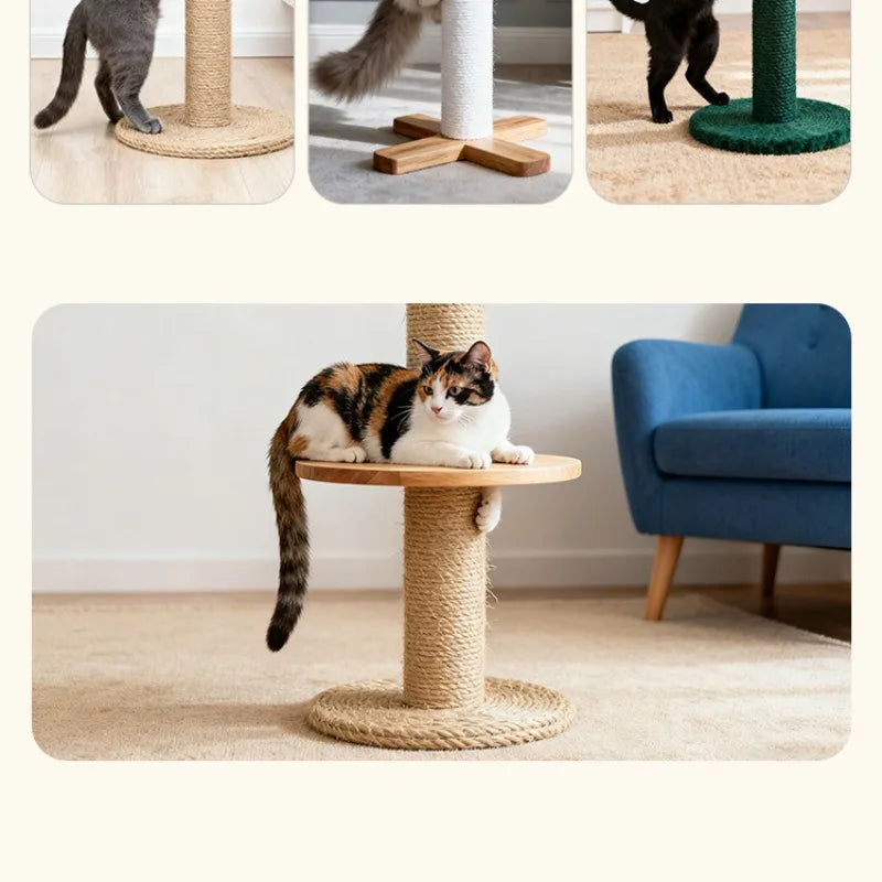 10M Natural Jute Rope Cat Scratcher & Furniture Protector
