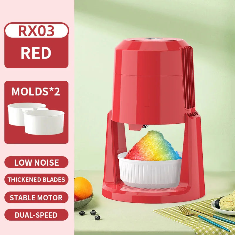 135W Electric Ice Shaver | Dual-Speed Compact Ice Crusher