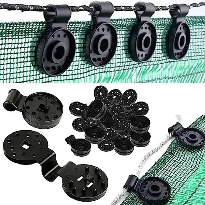 Shade Cloth Clips for Awning, Sail & Garden Mesh – 50/100 Pack