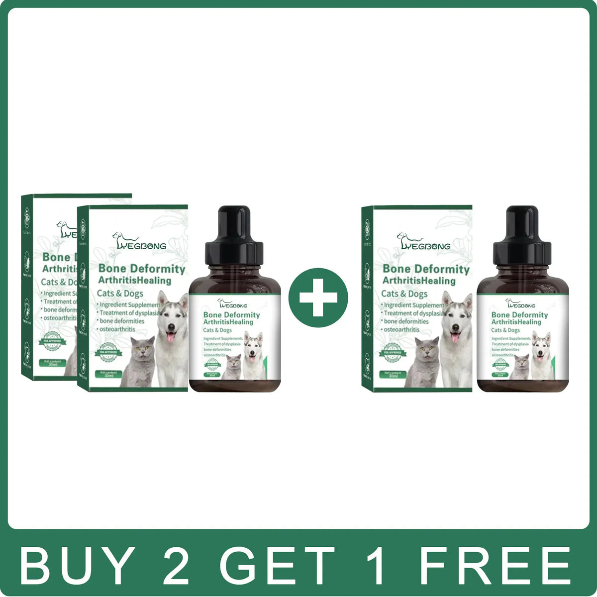 Yegbong Dog Joint Care Drops | Hip & Bone Supplement