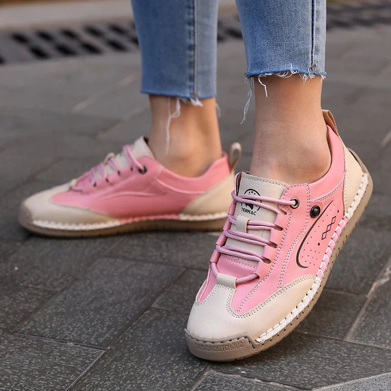 AZGB Women's Lightweight Hand-Sewn Casual Walking Shoes