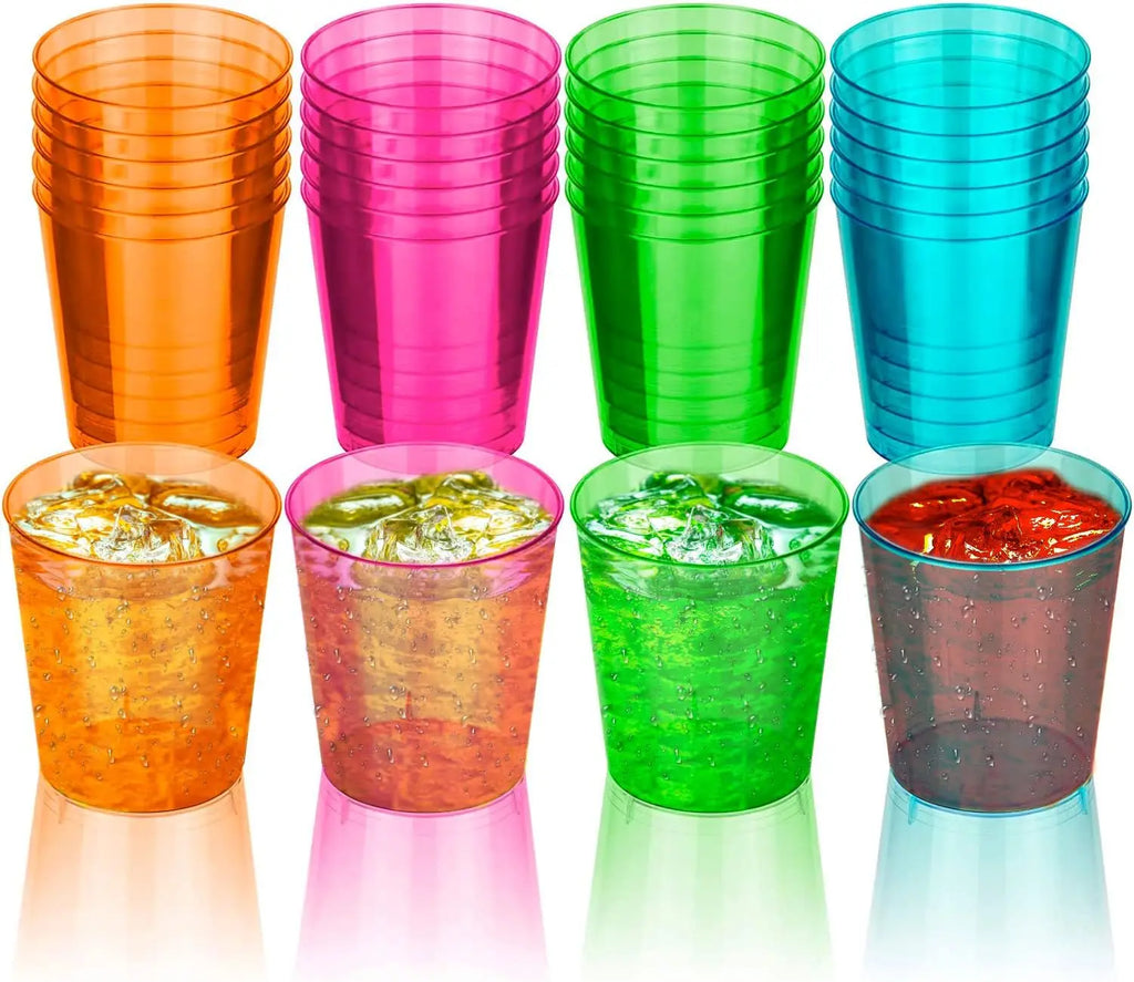 Shot Glass Disposable Clear Hard Plastic Cups Jelly Cup Party
