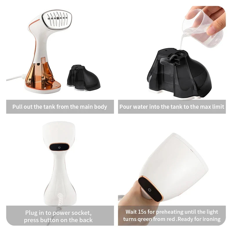 BALASHOV 1640W Handheld Garment Steamer | Portable Travel Steamer