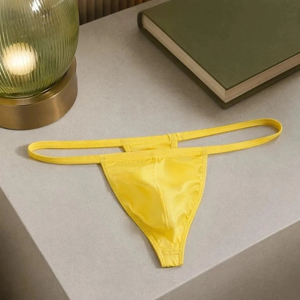 Men's Modal Thong Underwear – Breathable Low Waist G-String