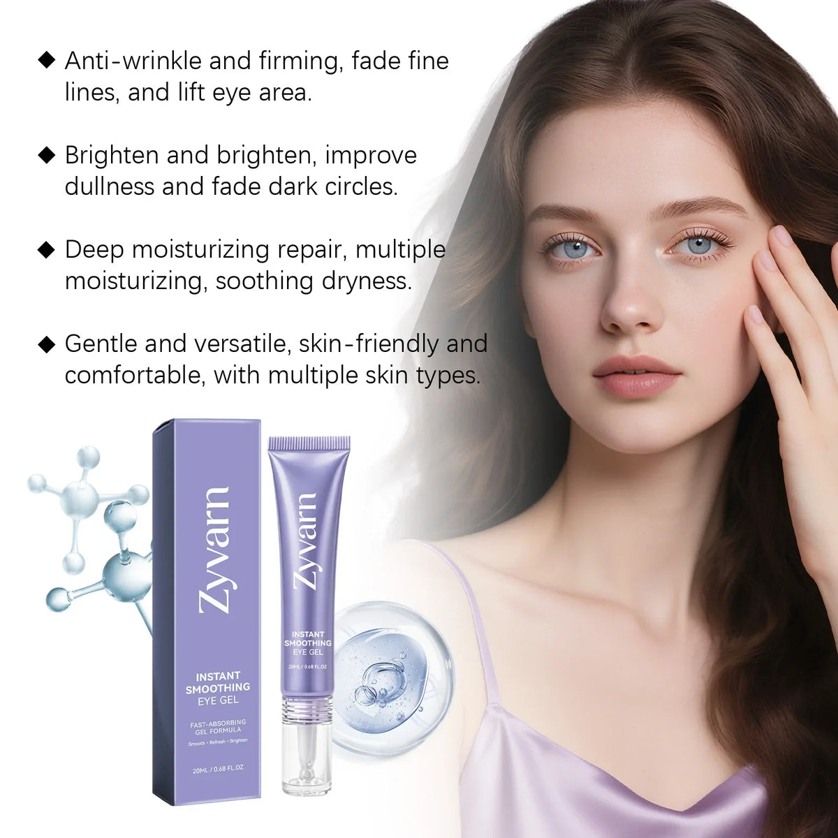 ZYVARN Instant Lift Eye Gel – Dark Circles & Anti-Wrinkle