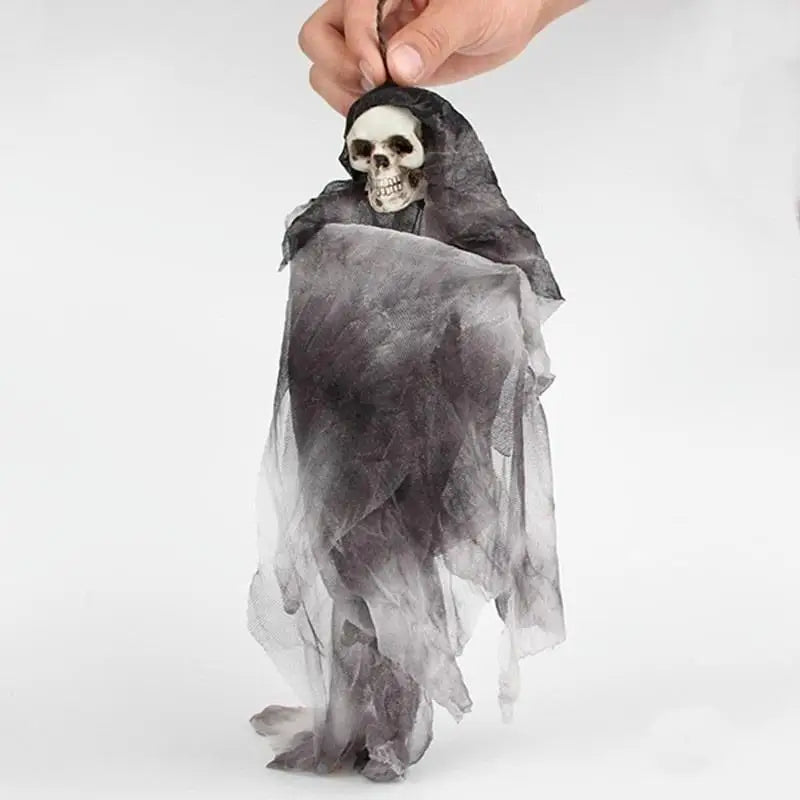 Halloween Skull Doll Ornament Spooky Fright Prank Prop Novelty