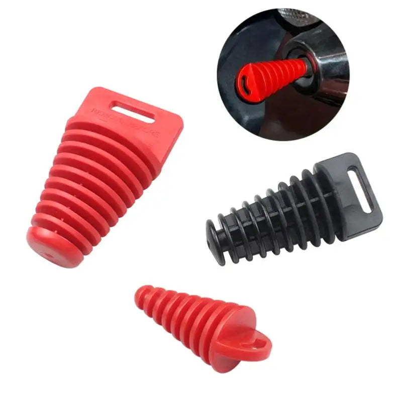 Universal Motorcycle Exhaust Wash Plug – Silicone Pipe Protector
