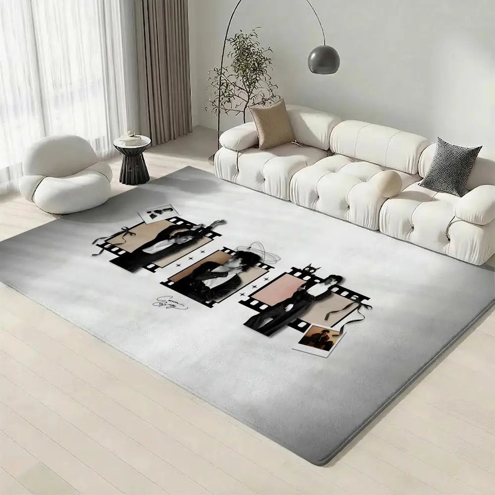 Conan Gray Fan Flannel Floor Mat – Non-Slip Soft Indoor Rug