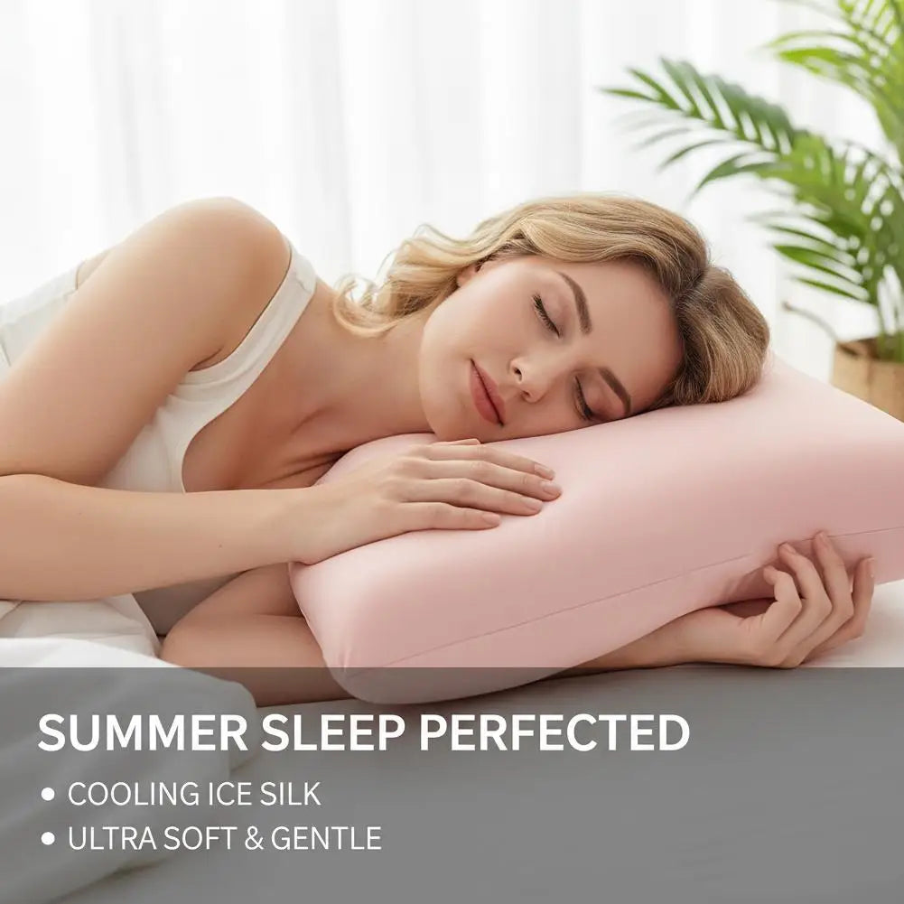 Breathable Cooling Pillowcase | Silky Soft Moisture-Wicking Sleep