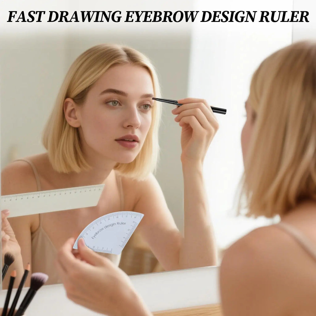 Reusable Eyebrow Ruler – Brow Shaping & Design Tool