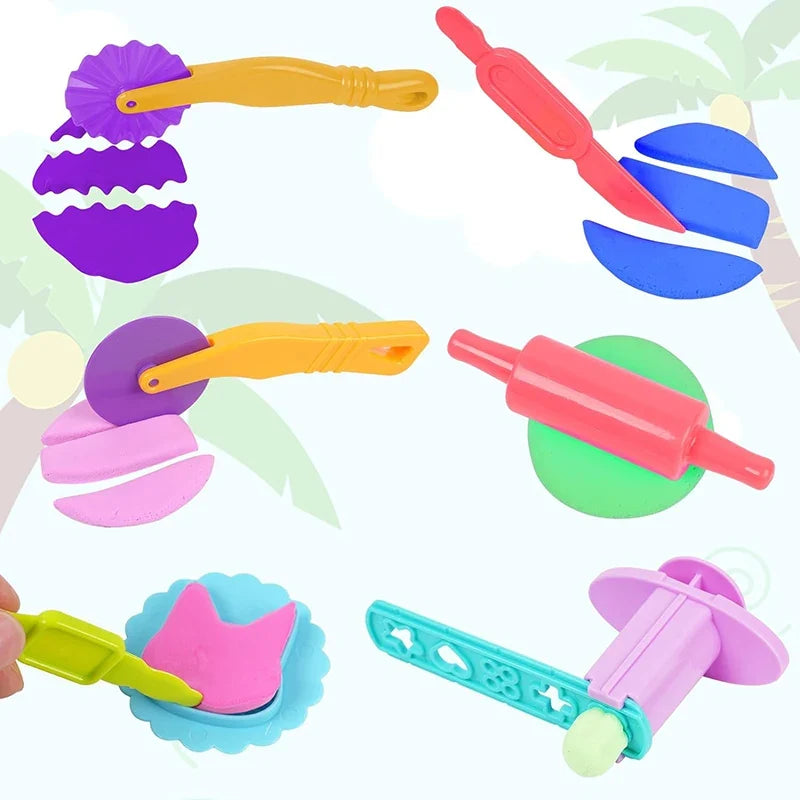 3D Ice Cream Playdough Mold Play Dough Accessories DIY Craft Toys