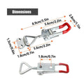 10-Pack Rust-Proof Toggle Latch Clamps | Quick Release Cabinet Lock