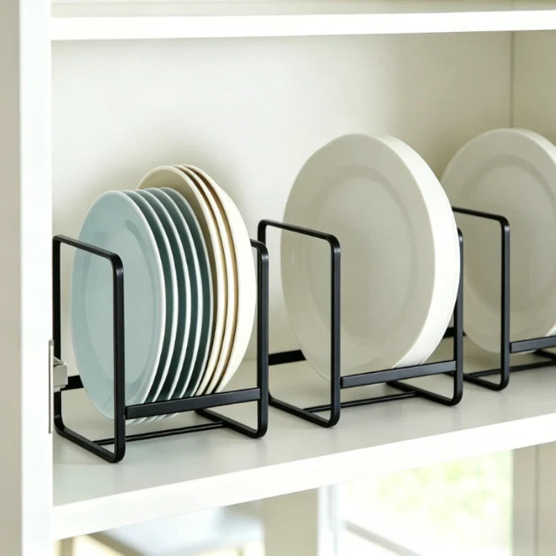 4 2 Kitchen Rack Dish Storage Cabinet Dinner Plate Drain Countertop