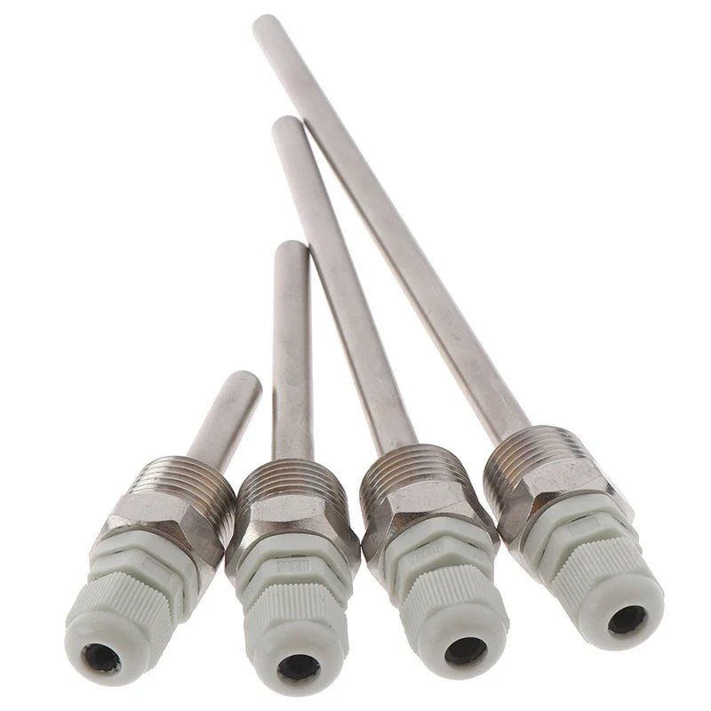 Stainless Steel Thermowell 1/2" NPT | 50–200mm Temperature Sensor