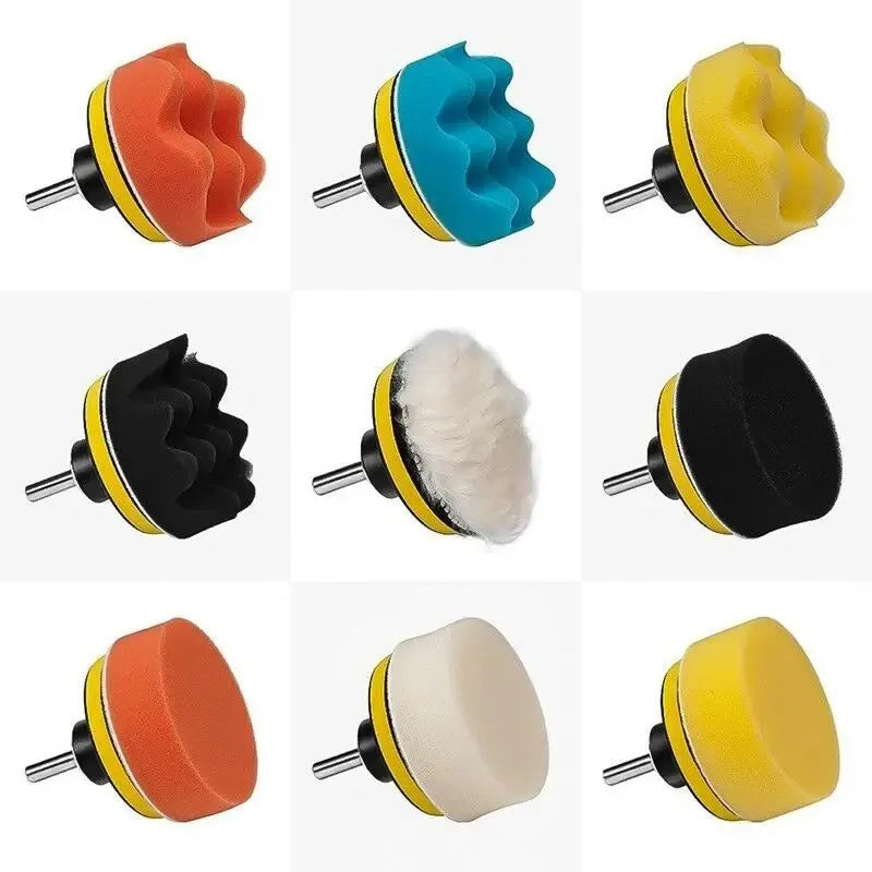 3-Inch Automotive Foam Polishing Pad Cover Drill Buffer Waxing Glazing