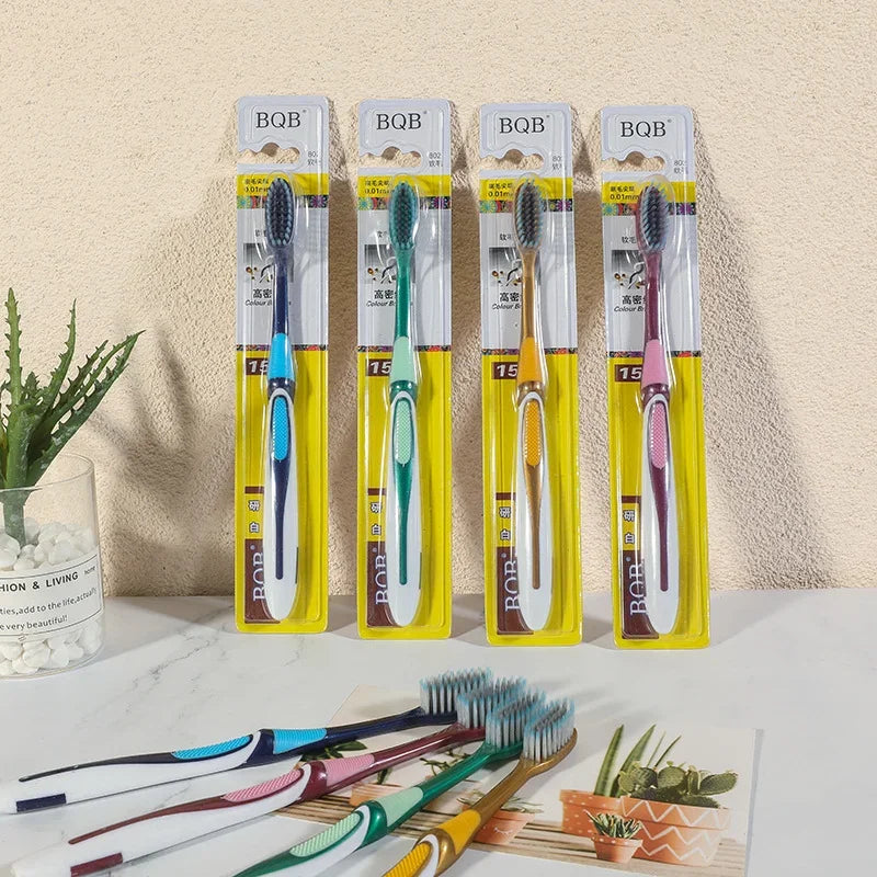 Bamboo Charcoal Nano Soft Bristle Toothbrush | Adult Unisex