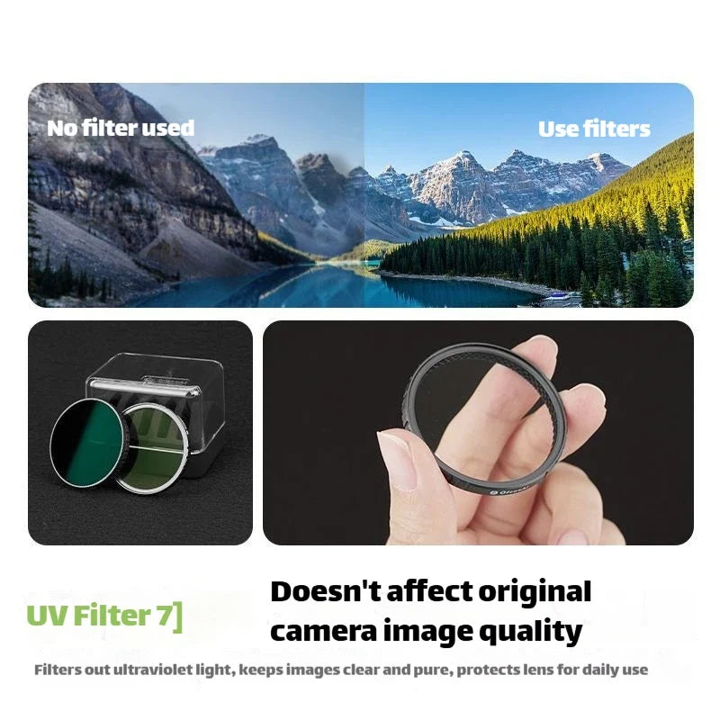 DJI Osmo Pocket 3 & 4 Filter Set – CPL ND Black Mist Wide