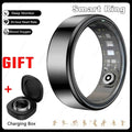 R09 Smart Ring Men Women Charging Case Heart Rate Blood Oxygen Skin